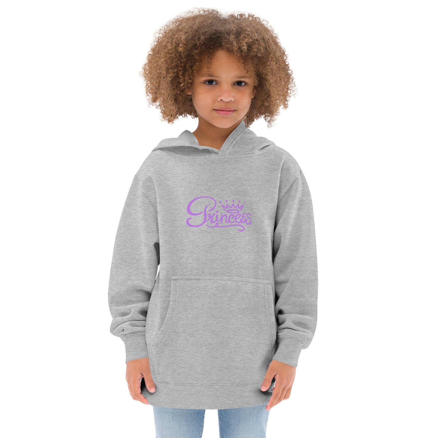 Purple Princess Kids fleece hoodie
