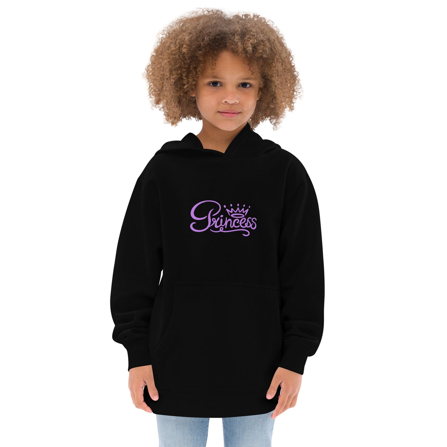 Purple Princess Kids fleece hoodie