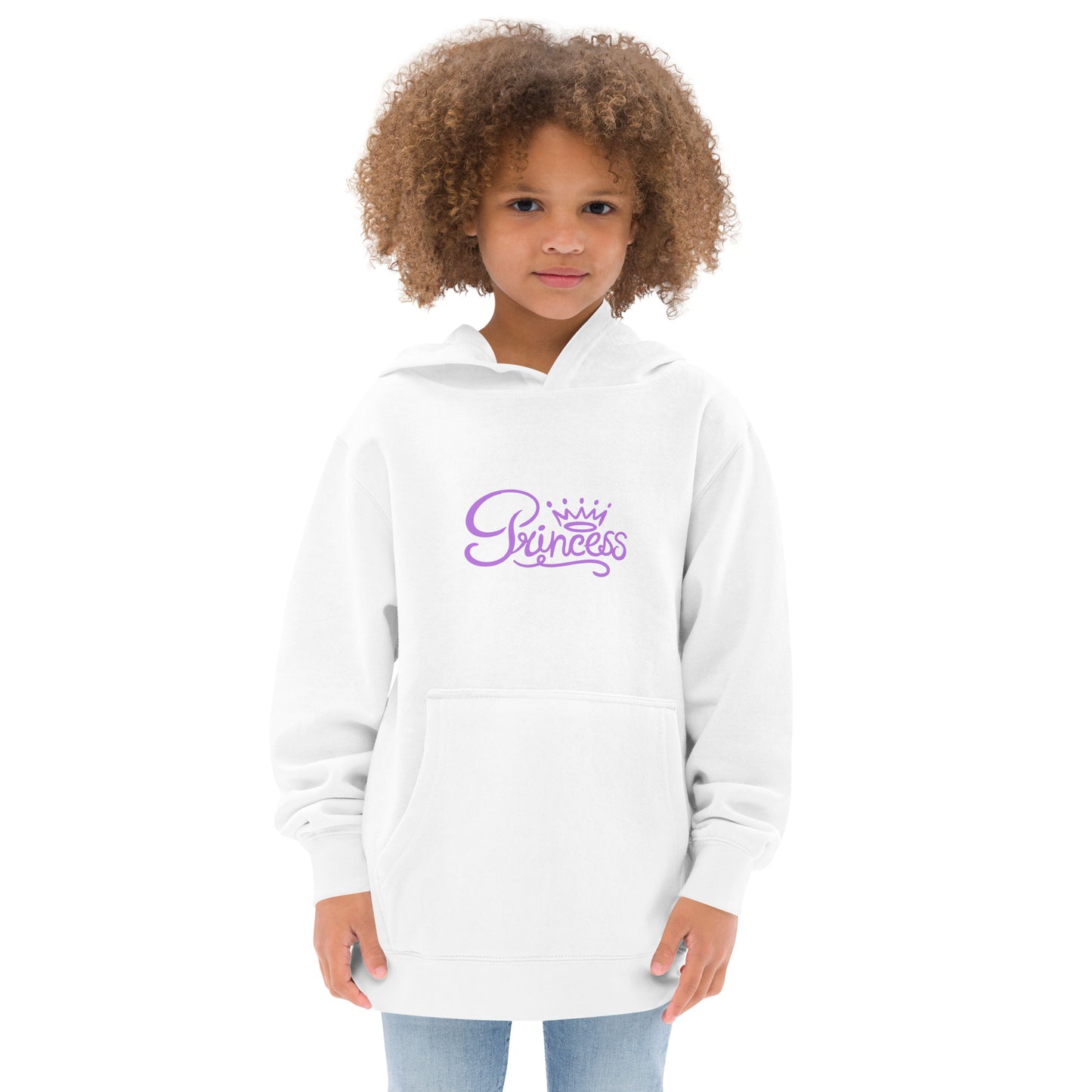 Purple Princess Kids fleece hoodie