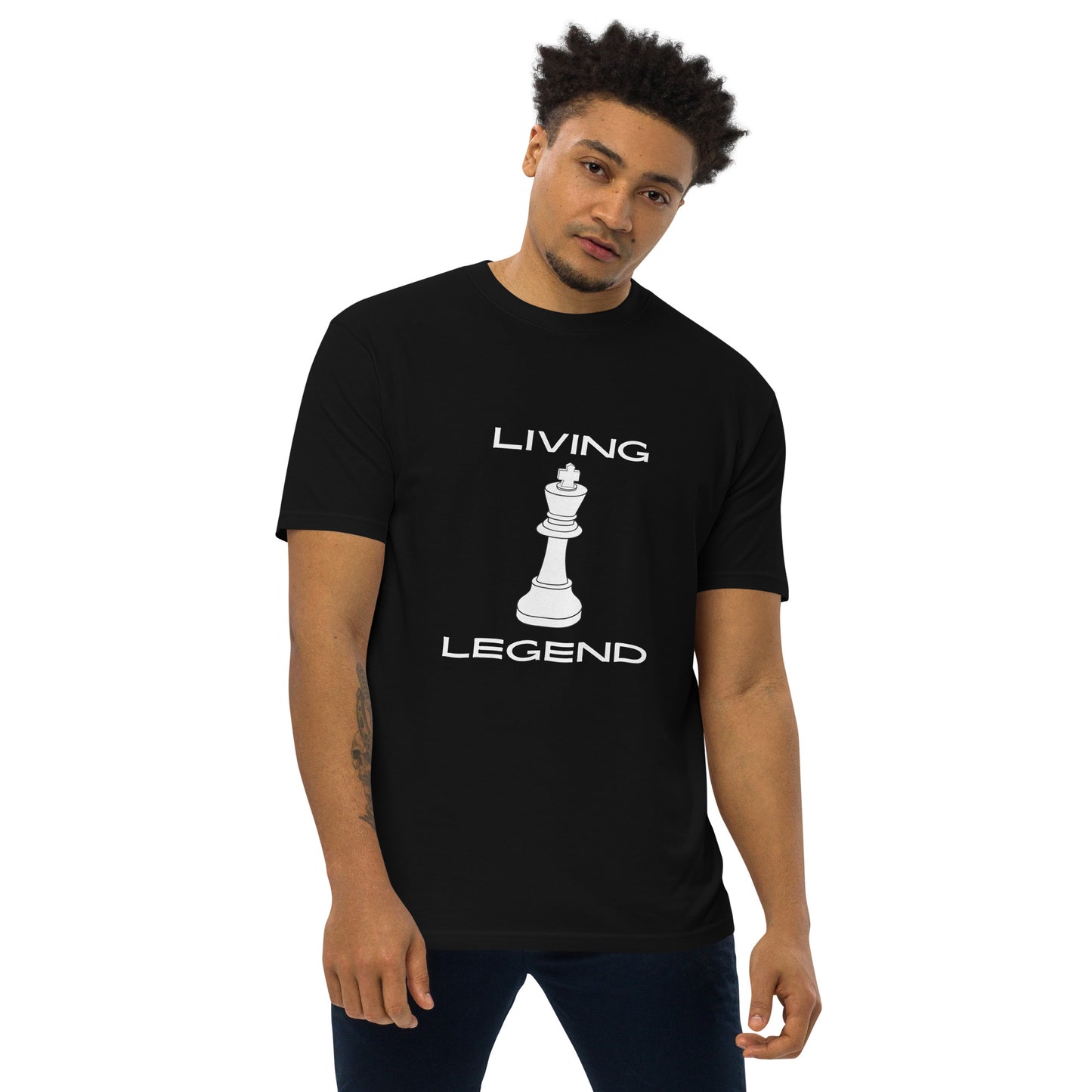 King Chess Piece Men’s premium heavyweight tee