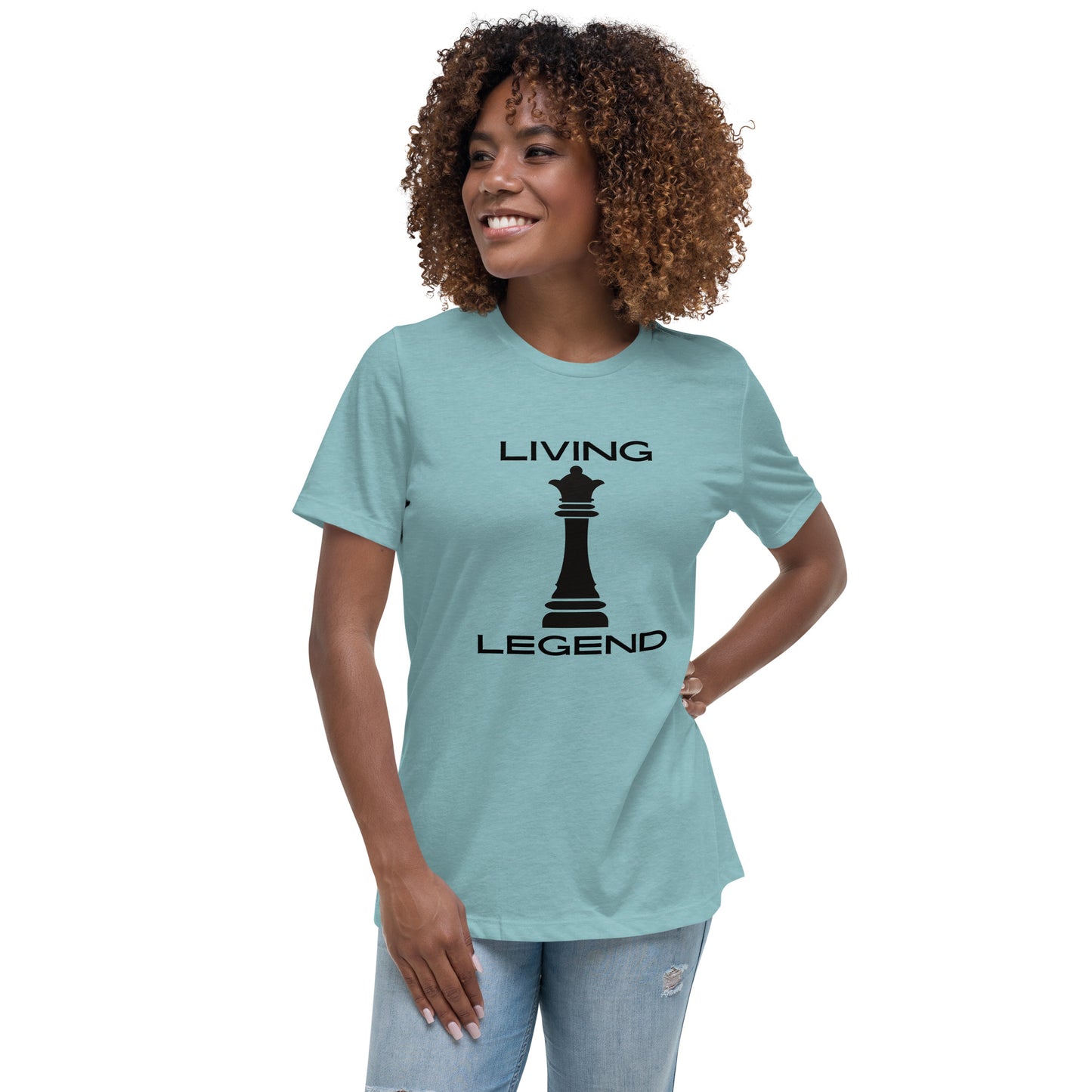 Queen Chess Piece Women's Relaxed T-Shirt