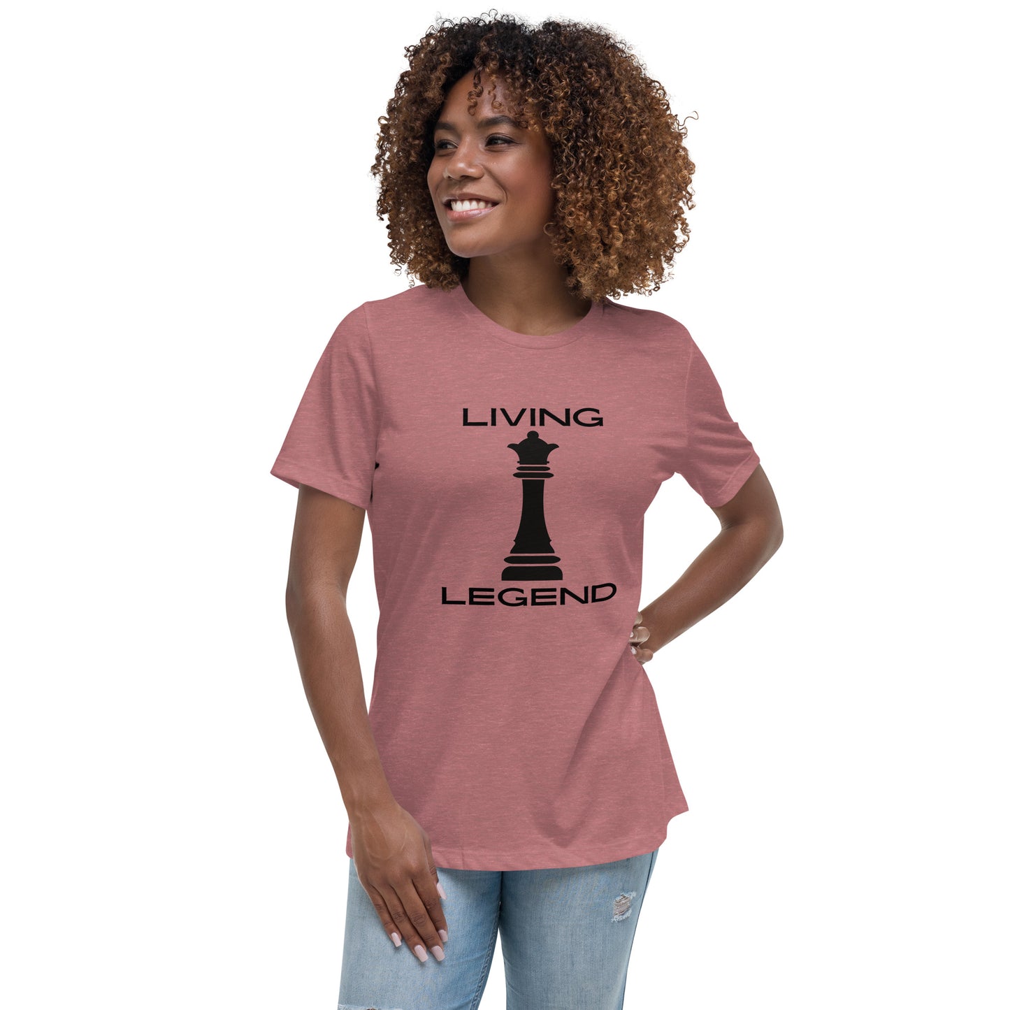 Queen Chess Piece Women's Relaxed T-Shirt