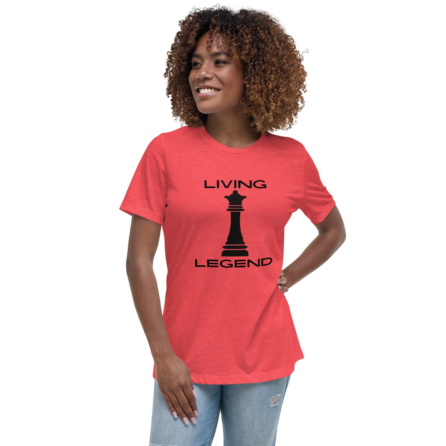 Queen Chess Piece Women's Relaxed T-Shirt