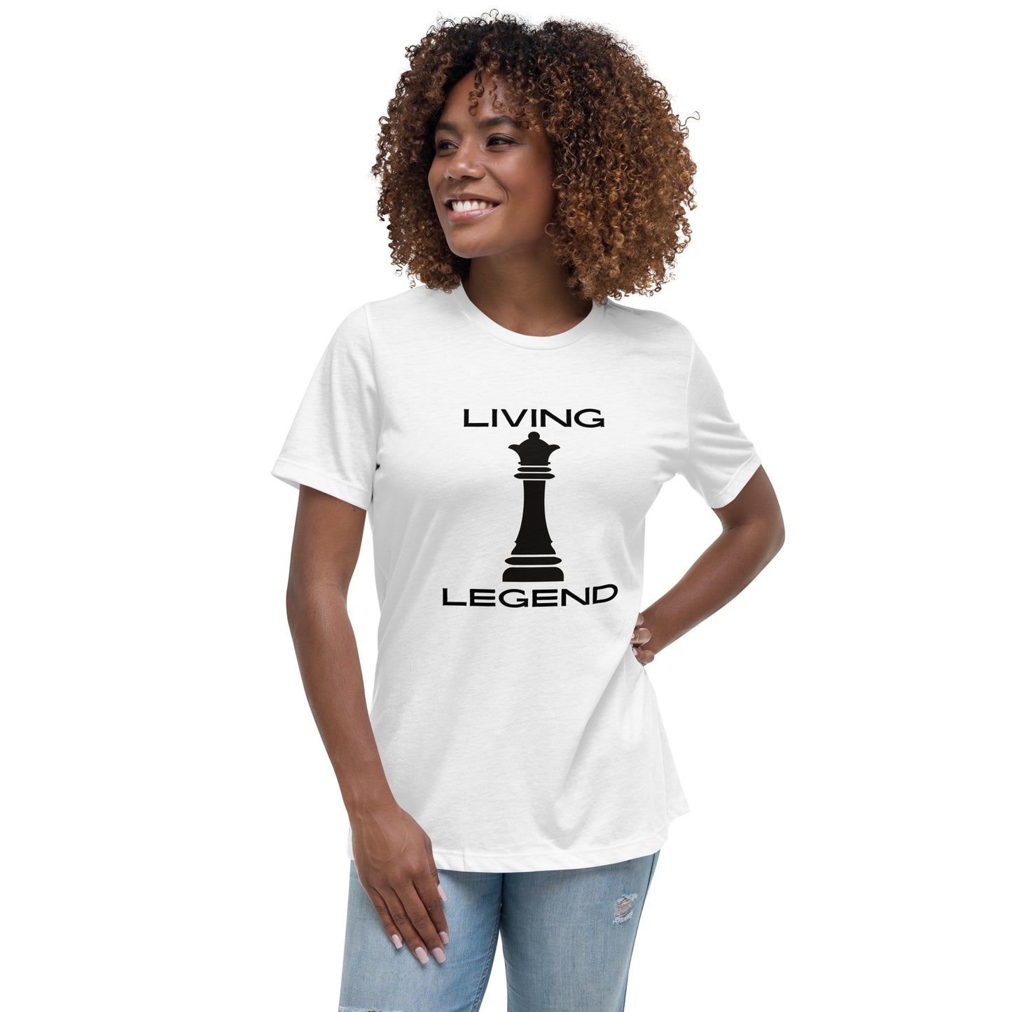 Queen Chess Piece Women's Relaxed T-Shirt