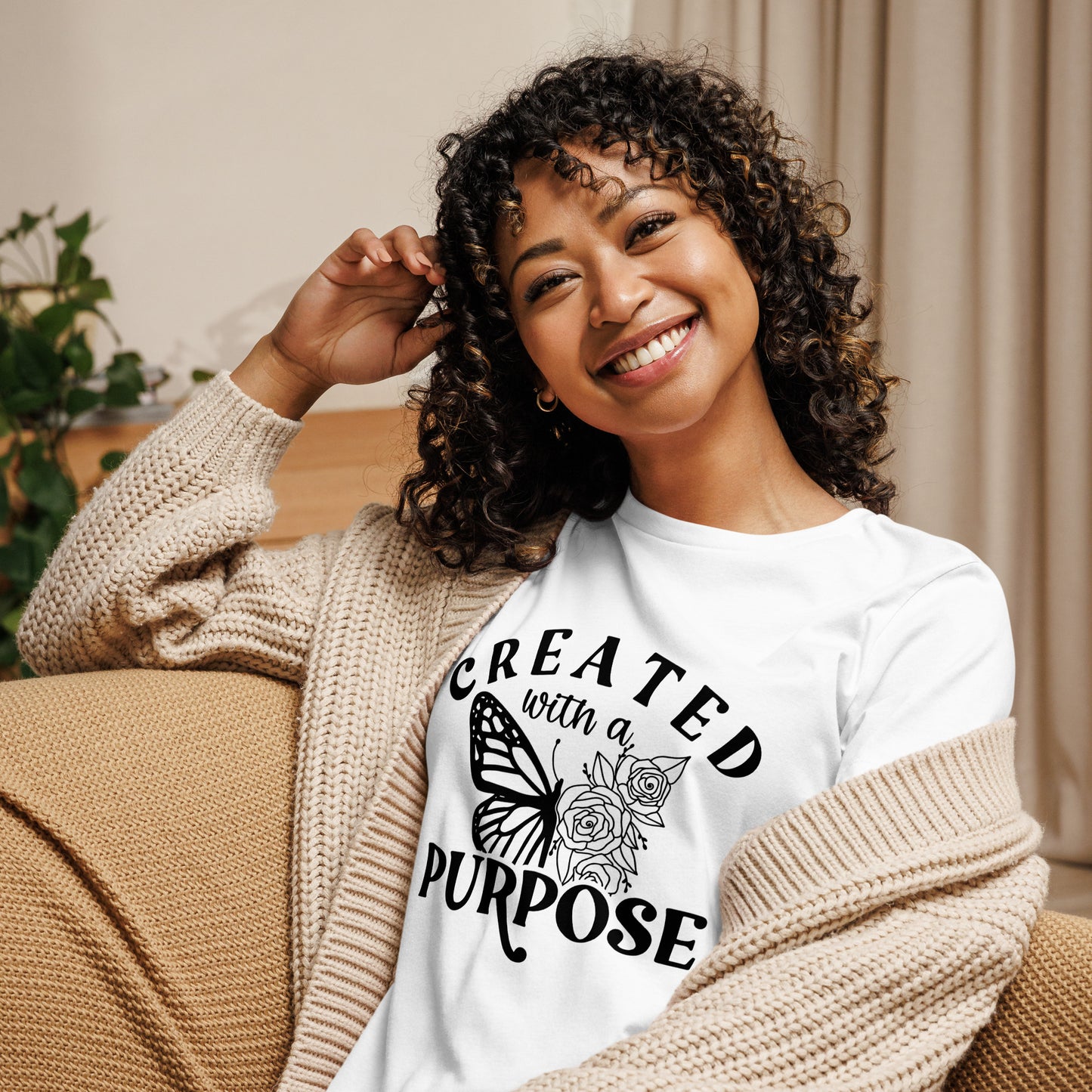 Created with Purpose Women's Relaxed T-Shirt