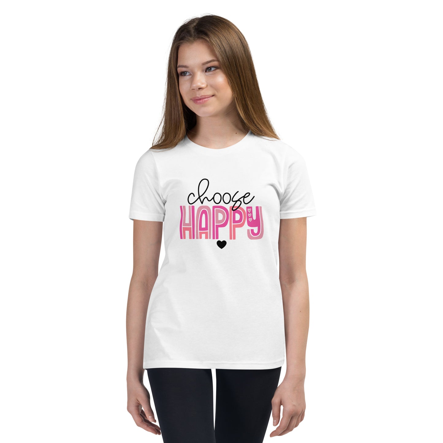 Choose Happy Youth Short Sleeve T-Shirt