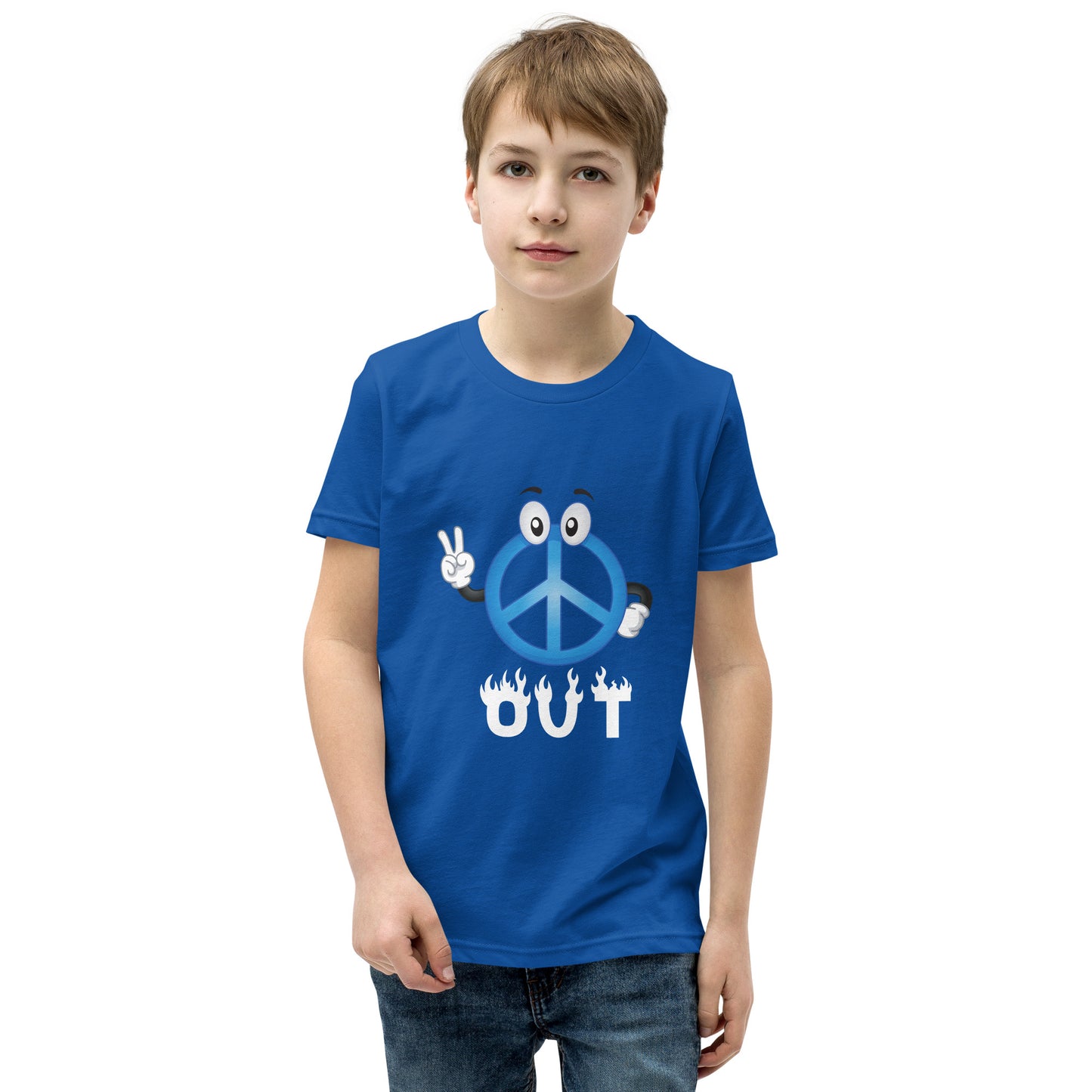 Peace Out Youth Short Sleeve T-Shirt