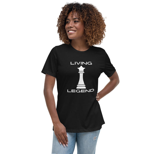 Queen Chess Piece Women's Relaxed T-Shirt