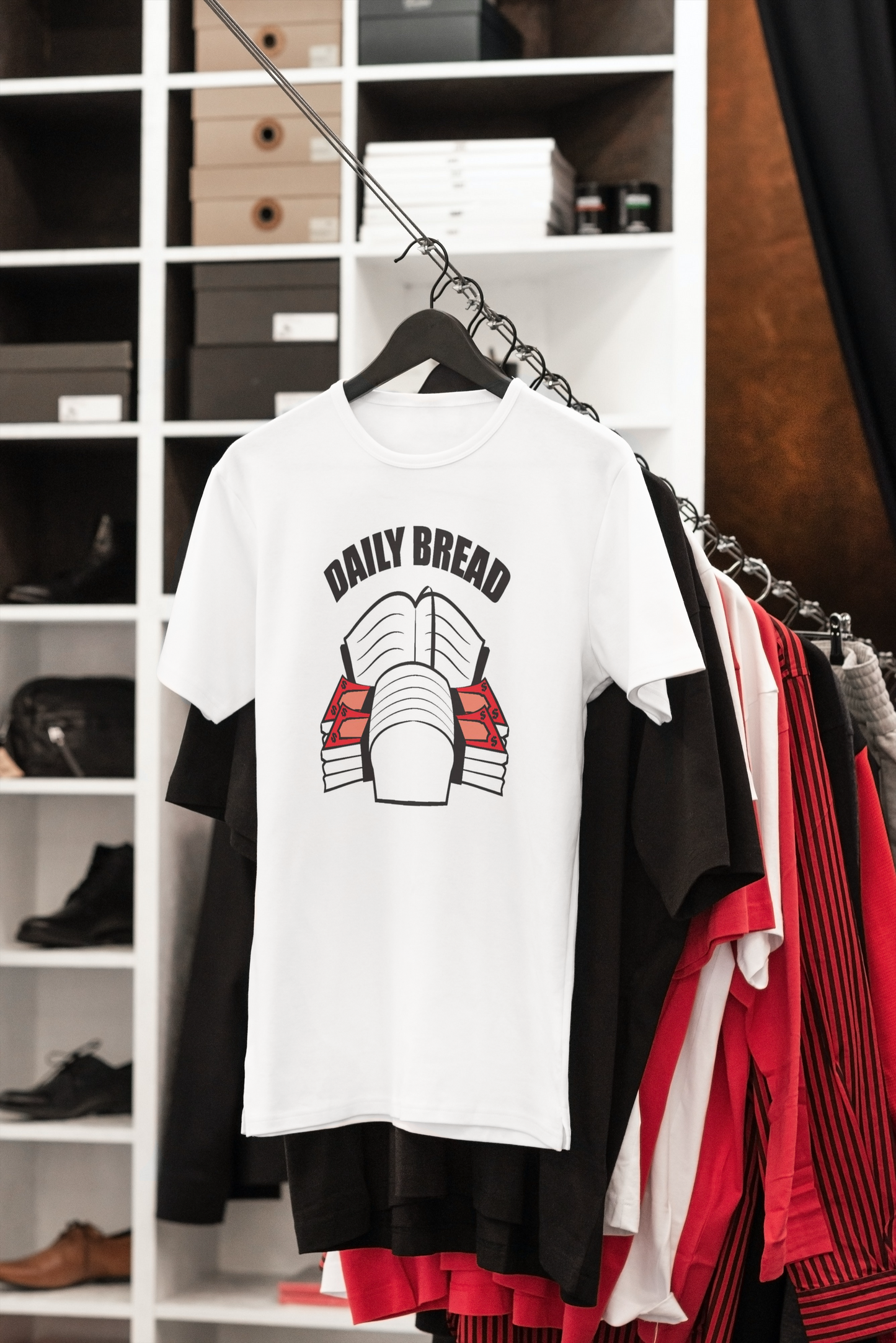 Daily Bread Red Money Men's T-Shirt